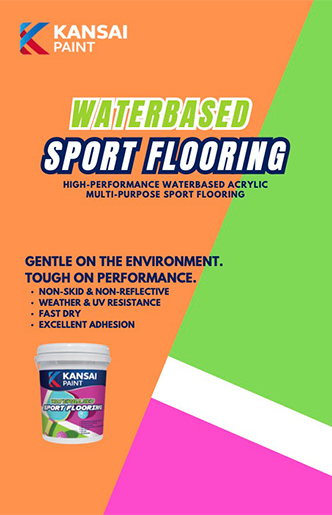 Waterbased Sport Flooring